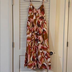 Geometric Maxi Dress